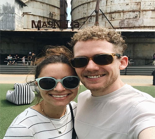  Taylor Phelan with his wife, Nikki Phelan 