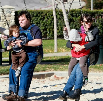 Tanya Haden on a vacation with her family. husband, children