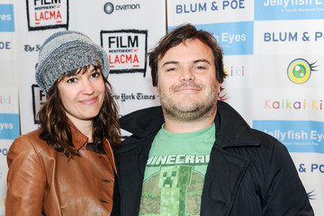 Tanya Haden and her husband Jack Black. husband, partner, spouse