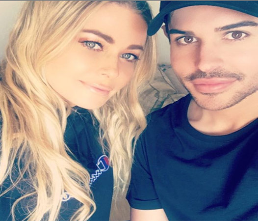 Carmen Electra with his friend, jacobleeogden