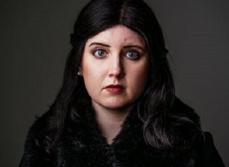 Image: Katie during a photoshoot