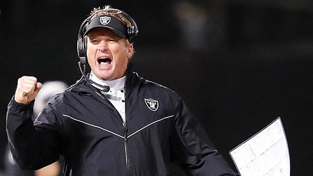 American football coach, Jon Gruden