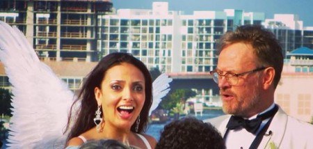 Allegra and Jared at their wedding