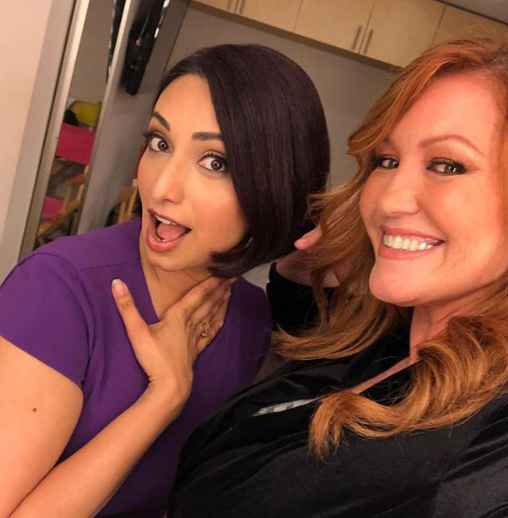 Nayyera Haq with her friend. career, professional life, friend