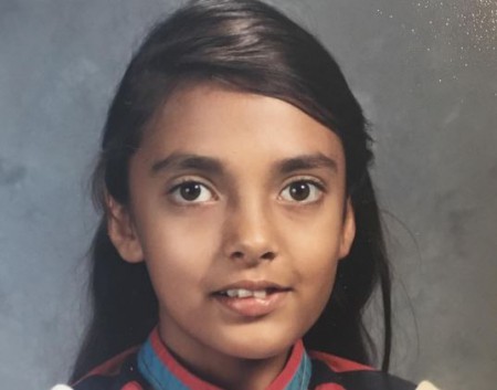 An image of young Allegra Riggio