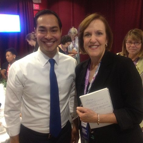 Karen Tumulty and her home city's mayor. Source of pictures: Instagram