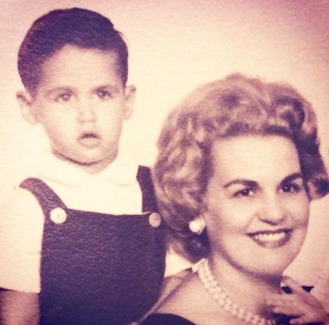 Jose Diaz-Balart's childhood picture with his mother