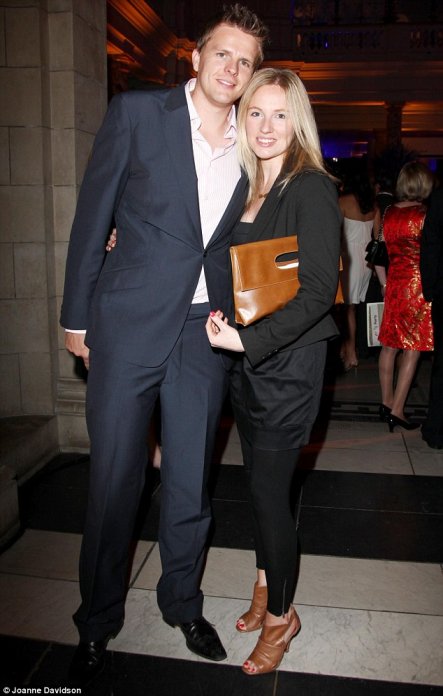 Harriet Humphrey with her husband, Jake Humphrey.