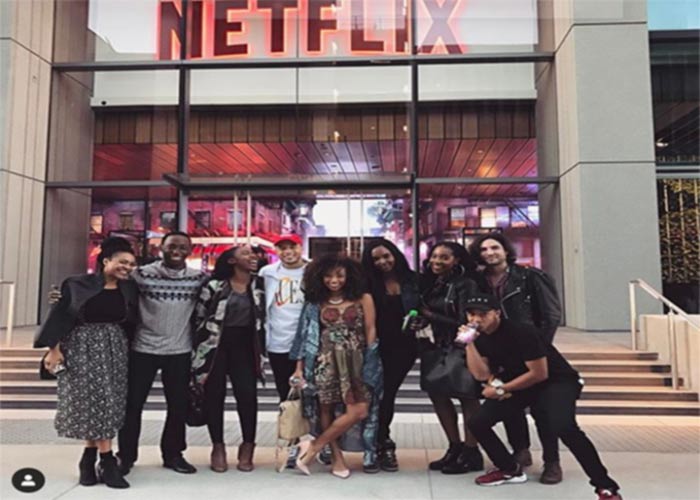 Snap: Jemar Michael with his friends 