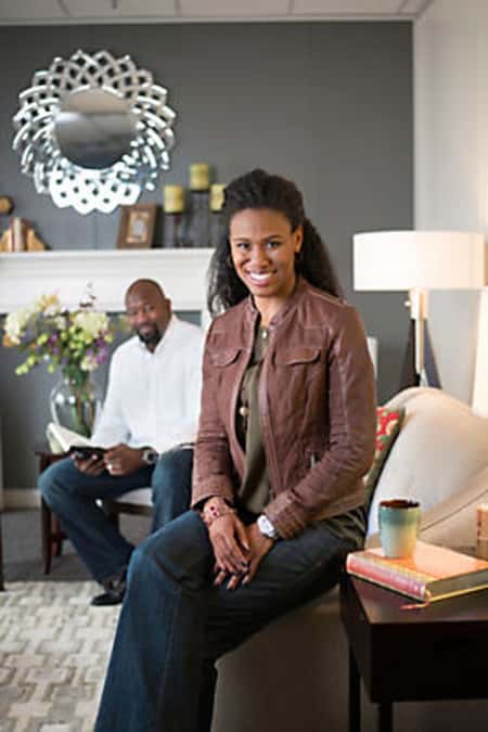 Priscilla Shirer and Jerry Shirer at their home in Dallas