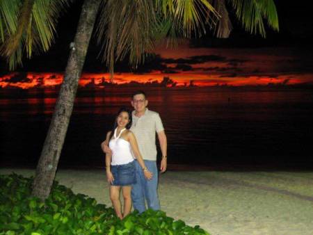 Airyn Ruiz Bell with her late husband, Art Bell