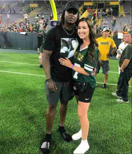 Devanne Villarreal and Davante Adams had their first encounter at California State University, Fresno