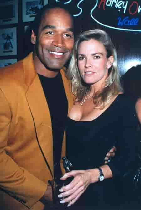 Arnelle Simpson's father, O. J. Simpson with Nicole Brown