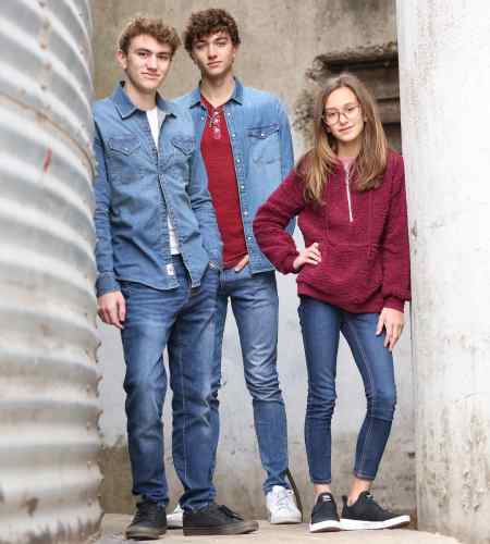 Ashlyn Casalegno with her two older brother, Logan and Gavin Casalegno