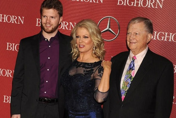 Alec Jay Sugarman with his parents, Mary Hart and Burt Sugarman