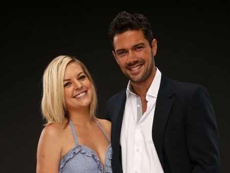 Ryan Paevey with the General Hospital co-actress Kristen Storms.