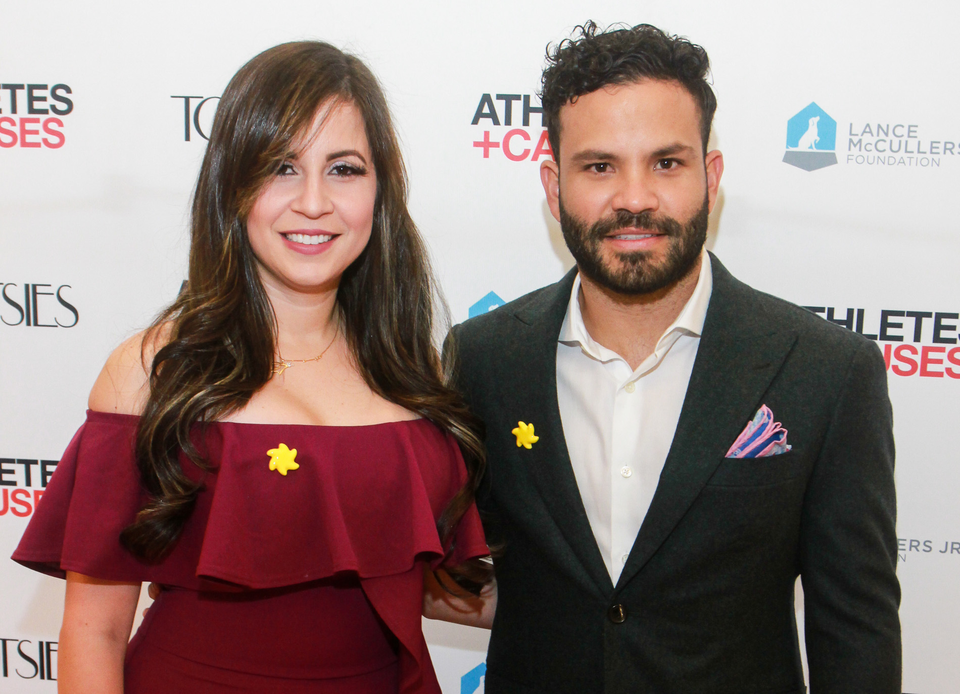 Nina Altuve with her husband Jose Altuve, enjoying a happy married life.