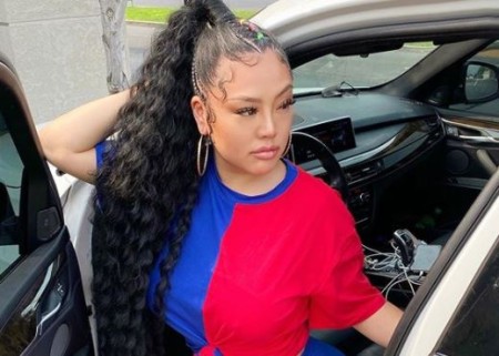 Julia Hsu for a photoshoot.