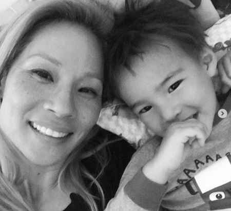 The actress Lucy Liu shared a son named Rockwell Lloyd Liu via gestational surrogacy back on August 27, 2015.