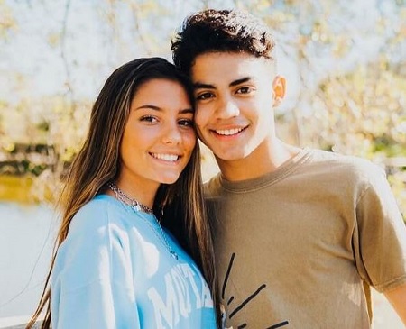 Katie Pego with her ex-boyfriend Alejandro Rosario (TikTok star).
