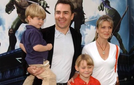 Jill with her husband and their kids.