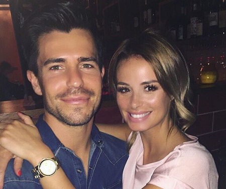 The English lingerie model Rhian Sugden and her celebrity hubby Oliver Mellor (actor).