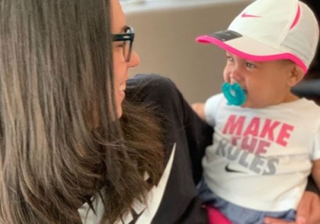Samantha with her daughter, Audrielle Middleton.