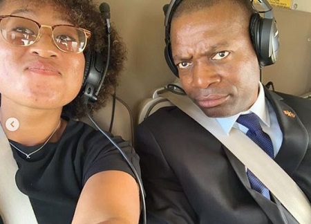  Leonard Francois pictured with her eldest daughter Mari Osaka.