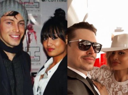 Micah with her longtime boyfriend, Jesse Rodriguez.