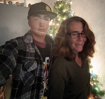 Cobie Chapman With His Mother, Maui Chapman