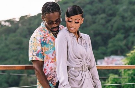 Christopher and his baby mom, Briani.