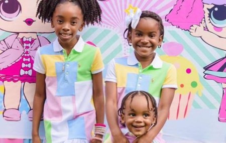 Christopher Martin's kids, Kris-Sarai, Christiyana, and Aiden.