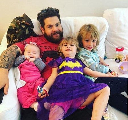 Lisa Stelly's Ex-Husband, Jack Osbourne and Their Daughters, Pearl Osbourne, Andy Osbourne and Minnie Osbourne