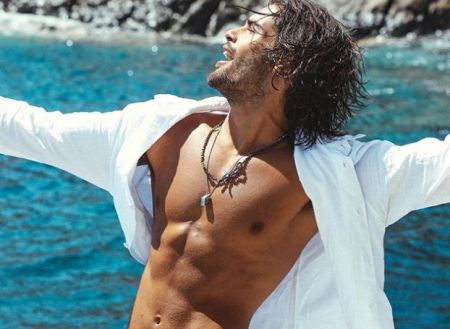 Renan Pacheco showing his chiseled physique.