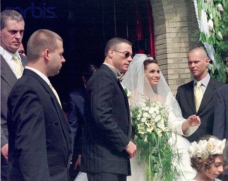Marriage Picture of Gladys Portugues and Jean-Claude Van Damme