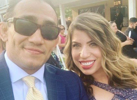 Cristina and her husband, Tony Ferguson.