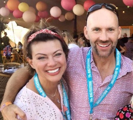 The BBC journalist married former Royal Marine Mike Heron in December 2010 after meeting for the first time in 1998.