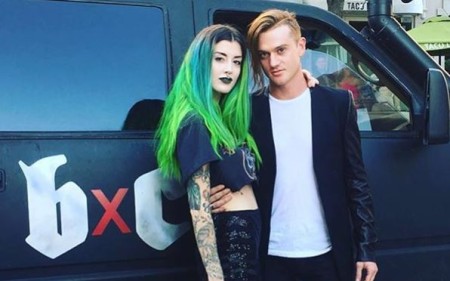 Eddie Hassell and his girlfriend, Elizabeth Martin.