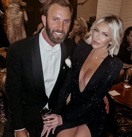 Dustin Johnson and the model Paulina Gretzky got engaged in August 2013.