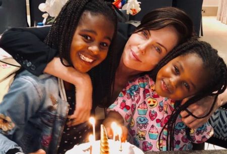 Charlize is raising her daughters, Jackson and August as a single mom.