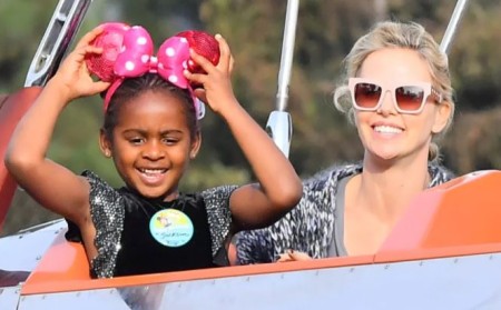 Jackson and her mother.