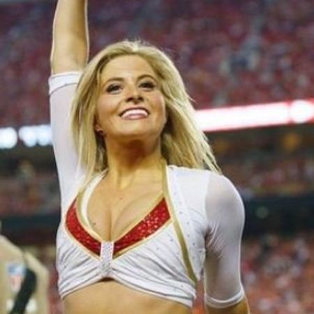 Mariah Bird Cheerleading in an event