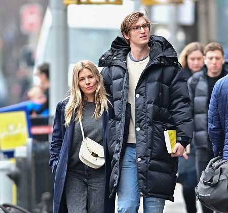 Sienna Miller and Lucas Zwirner