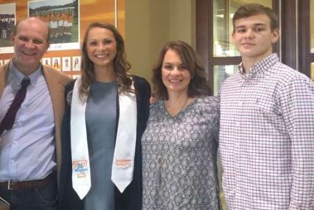 Anna's father, Marcus played college football.