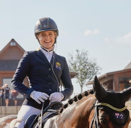  The Australian equestrian, Emma Booth.