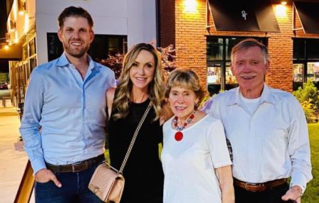 Robert and his wife with their daughter and son-in-law.