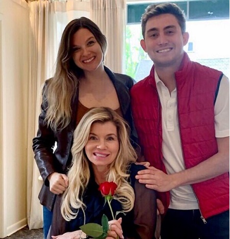  Jordan Belfort's Wife  Nadine Caridi With Their Two Children, Chandler and Carter Belfort