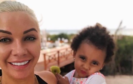 Kyrie's ex, Andrea Wilson and their daughter, Azurie.