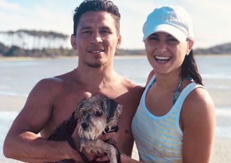 Joseph Benavidez and Megan Olivi.