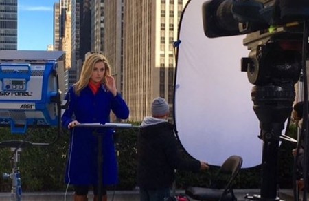 Lauren as a journalist.